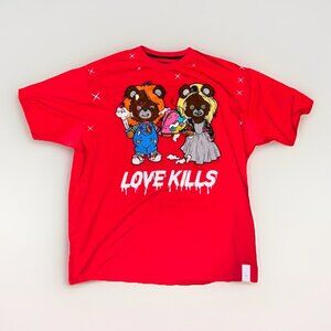 Men’s Frost Originals Embroidered Child’s Play Teddy Bear Shirt Size 3XB